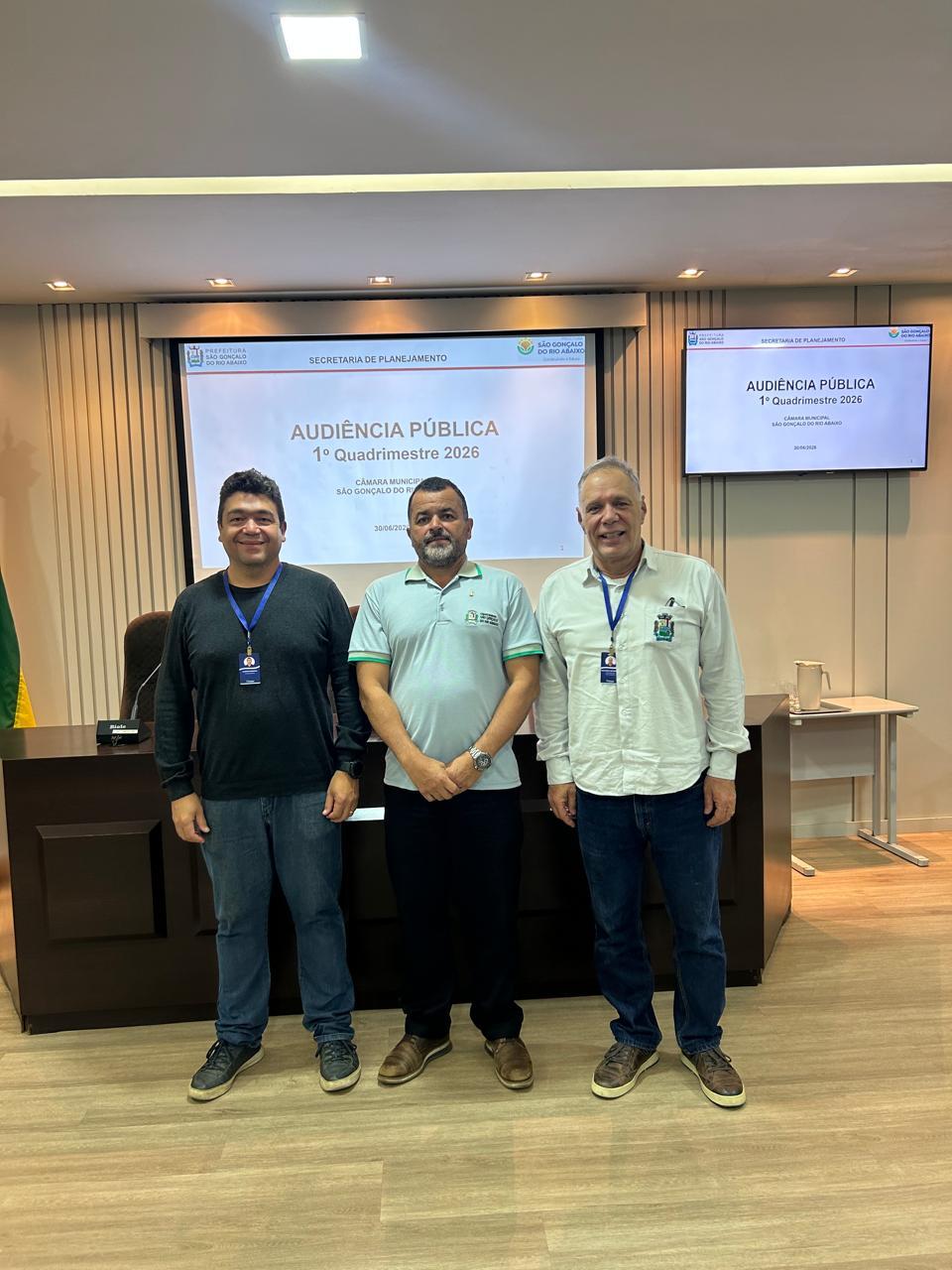 São Gonçalo do Rio Abaixo:  Audiência Pública  apresenta metas fiscais do primeiro quadrimestre de 2026