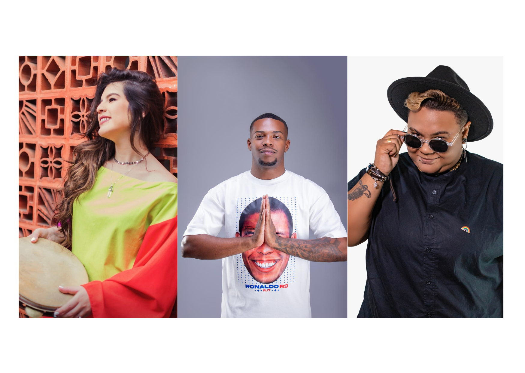 Ariella Torres, Marcelo Júnior e Jhessy Mizéra comandam a primeira edição do Samba do Quinto neste sábado em Itabira