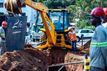 São Gonçalo do Rio Abaixo: continuam as obras do sistema de esgotamento sanitário