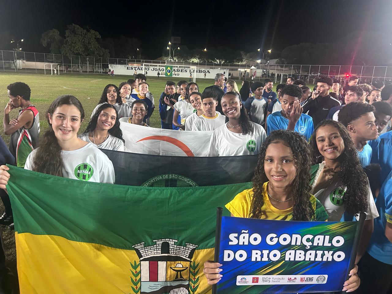 São Gonçalo do Rio Abaixo participa da etapa regional dos JEMG em Almenara