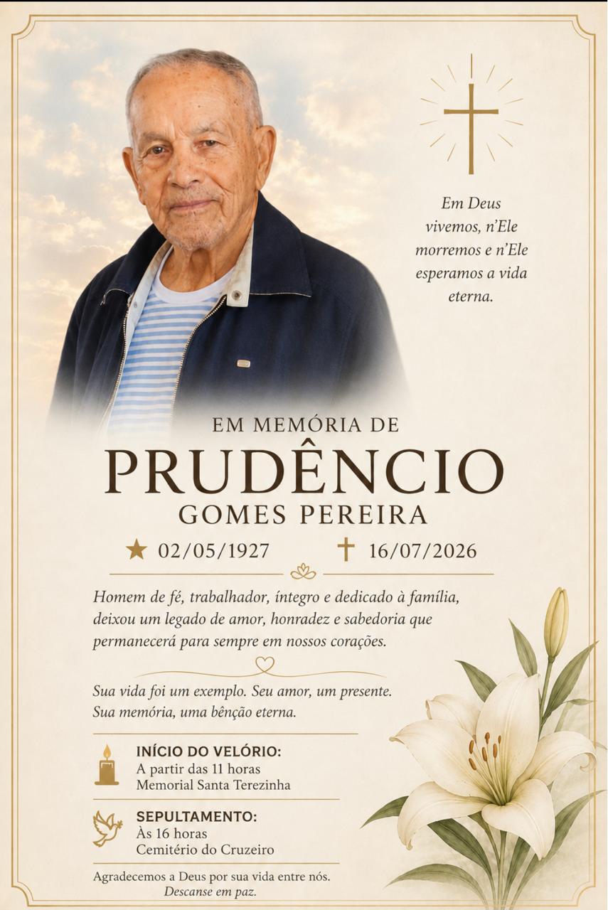 Morre Prudêncio Gomes Pereira, fundador da empresa Santa Fé