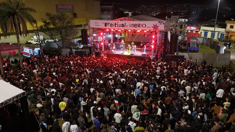 Festival de Inverno encerra 52ª edição com público superior a 20 mil pessoas em Itabira