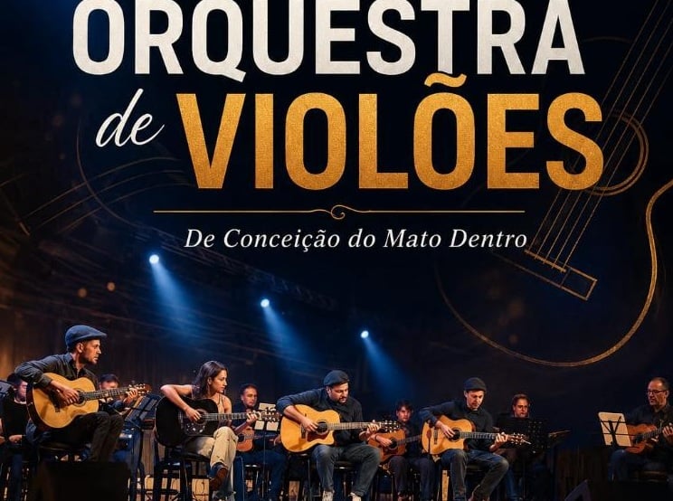 Orquestra de Violões de Conceição do Mato Dentro abre temporada de concertos gratuitos neste domingo