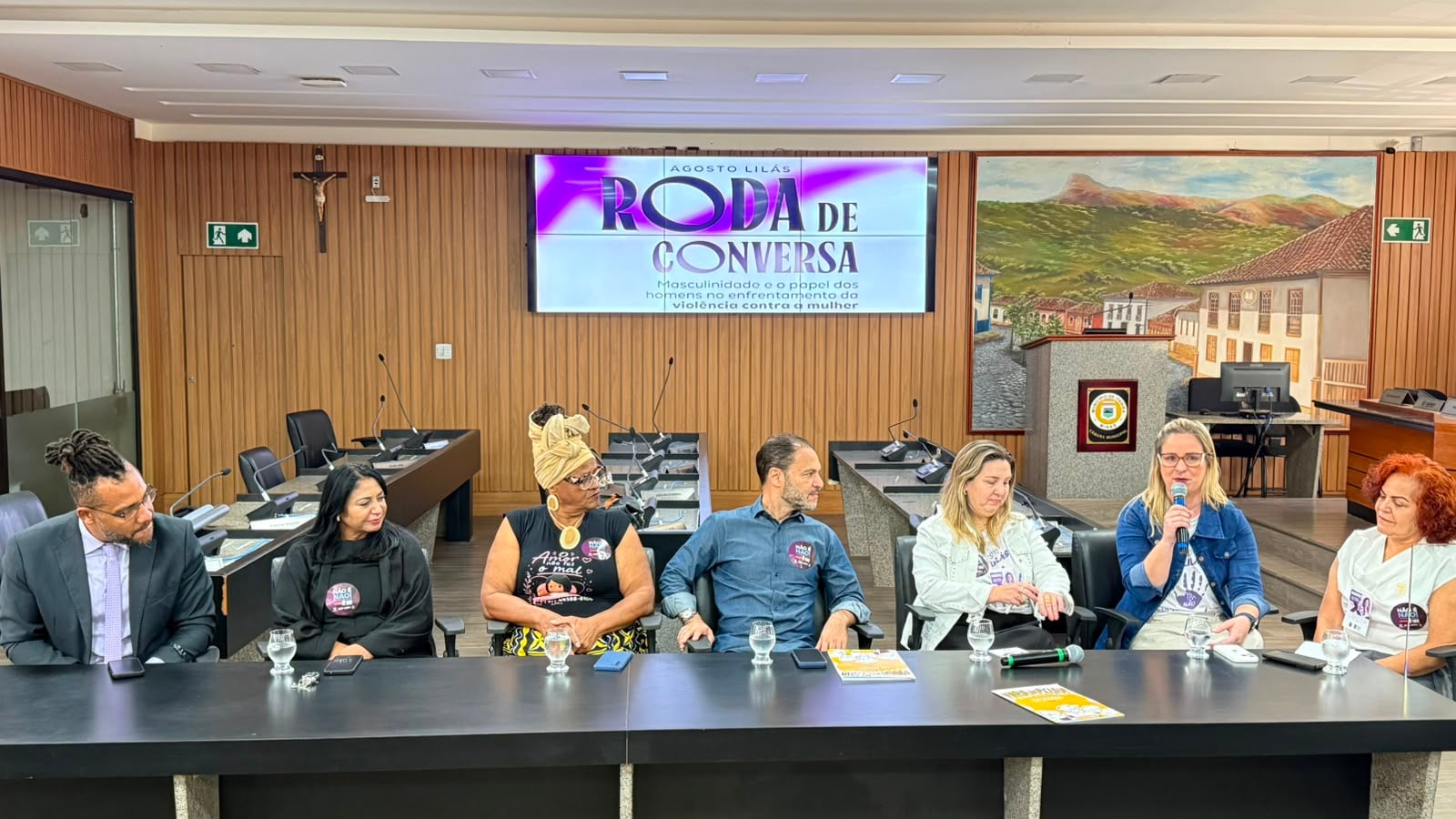 Agosto Lilás: Itabira debate o papel dos homens no combate à violência contra a mulher