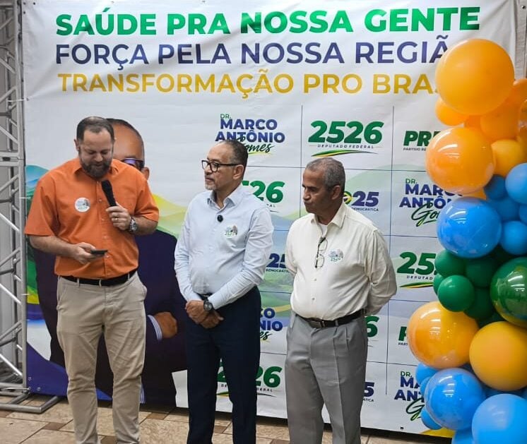 Marco Antônio Gomes lança candidatura a deputado federal e diz que encara a disputa como um desafio