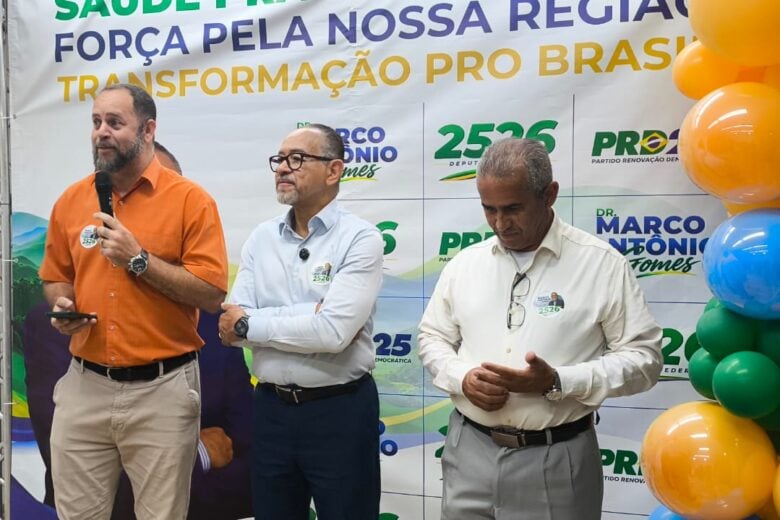 Marco Antônio Gomes lança candidatura a deputado federal e diz que encara a disputa como um desafio