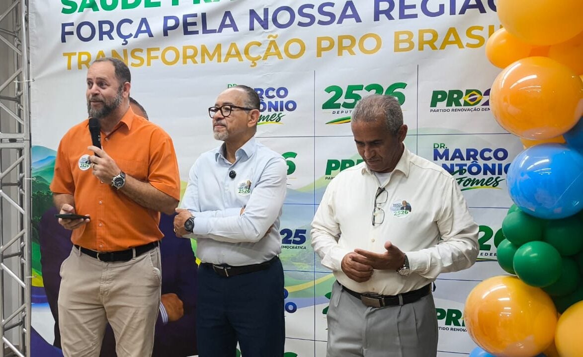 Marco Antônio Gomes lança candidatura a deputado federal e diz que encara a disputa como um desafio