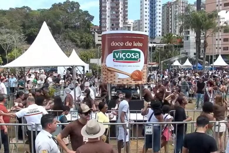 Universidade Federal de Viçosa produz doce de leite de 3,4 toneladas e bate recorde nacional 