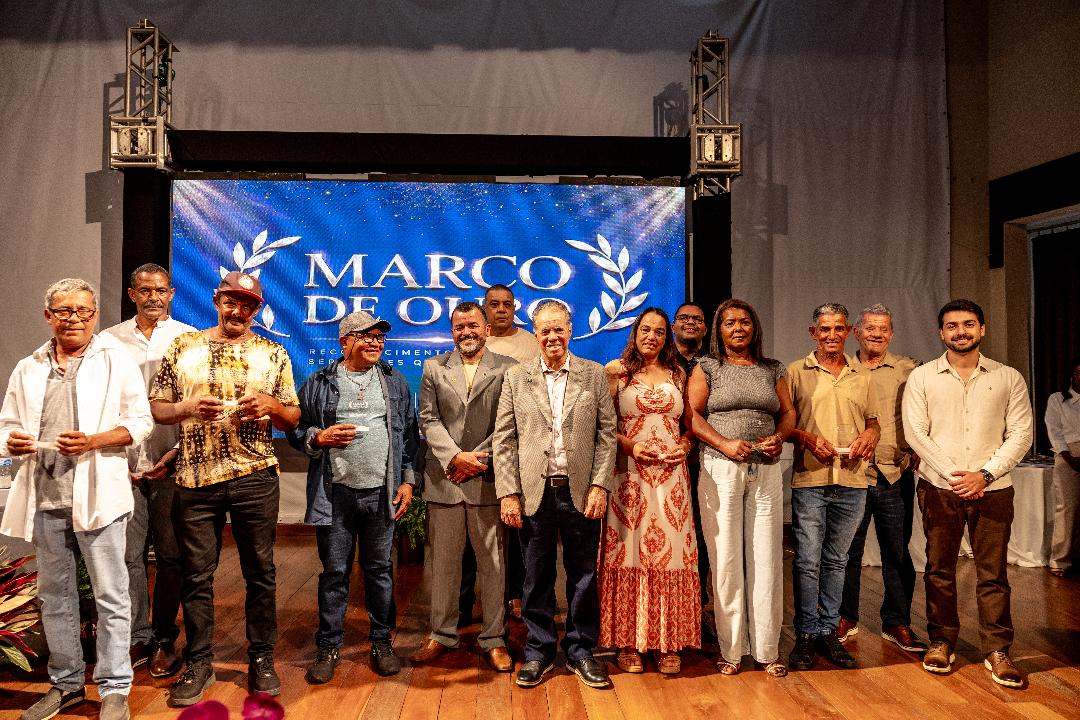 O  Marco de Ouro valoriza a trajetória de servidores de São Gonçalo do Rio Abaixo