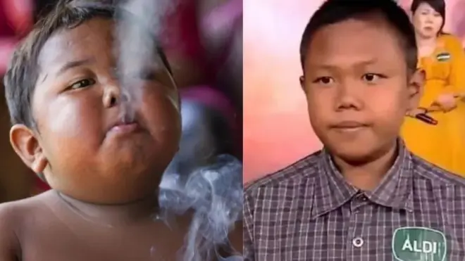 A história do menino que ficou conhecido por fumar 40 cigarros por dia aos 2 anos de idade