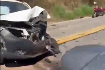 Homem morre após ficar preso às ferragens em acidente na MGC-120