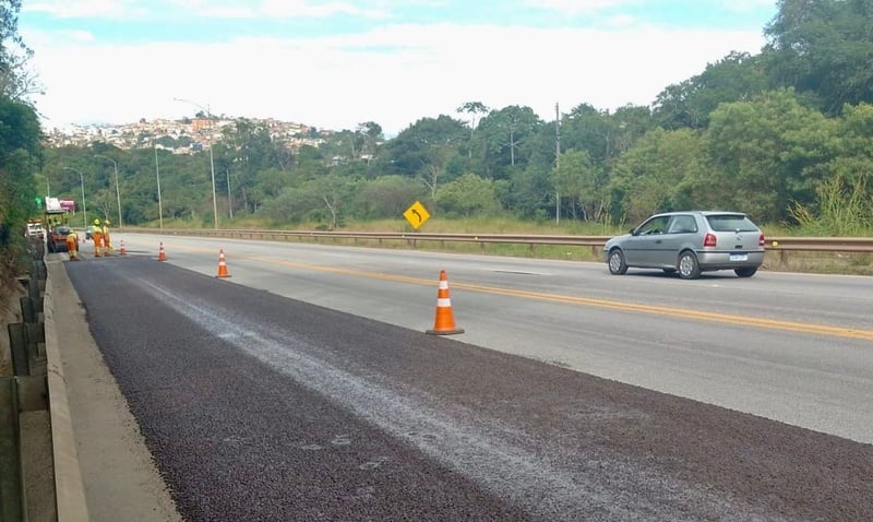 EPR Via Mineira realiza serviços preparatórios para a duplicação da BR-040 em Congonhas