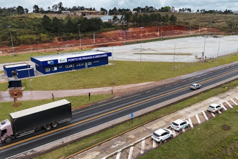 EPR Via Mineira inicia operação de Ponto de Parada e Descanso para caminhoneiros na BR-040