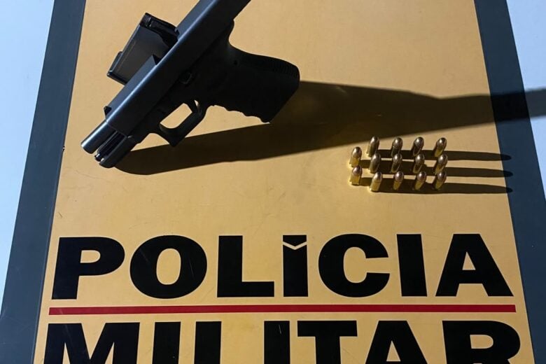 Motorista é preso com pistola Glock e 14 munições durante operação na MG-434