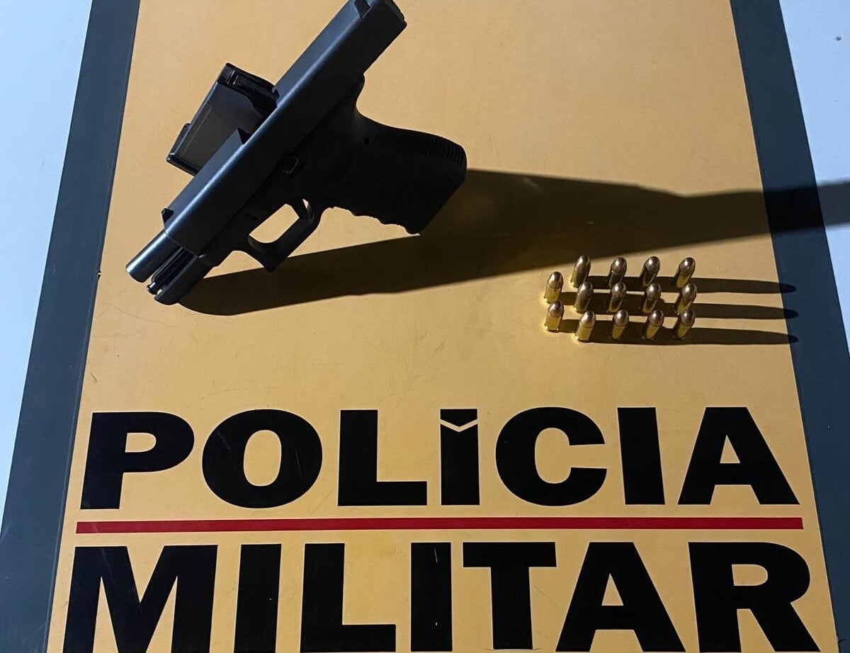 Motorista é preso com pistola Glock e 14 munições durante operação na MG-434