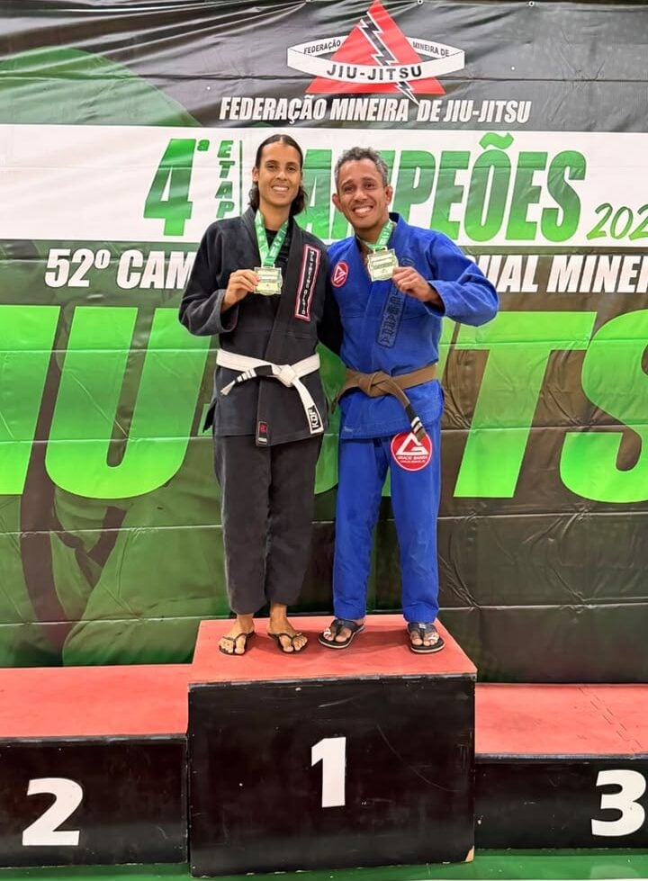 Casal de Itabira conquista títulos no Campeonato Mineiro de Jiu-jítsu