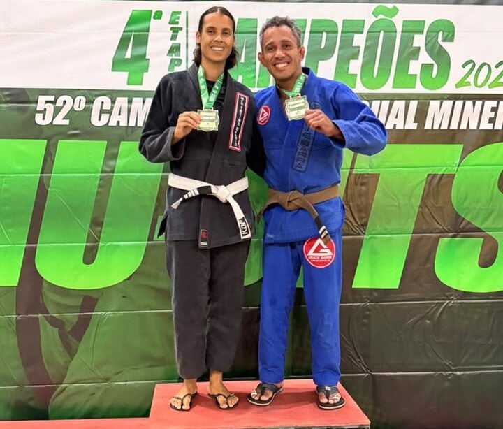 Casal de Itabira conquista títulos no Campeonato Mineiro de Jiu-jítsu