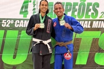 Casal de Itabira conquista títulos no Campeonato Mineiro de Jiu-jítsu