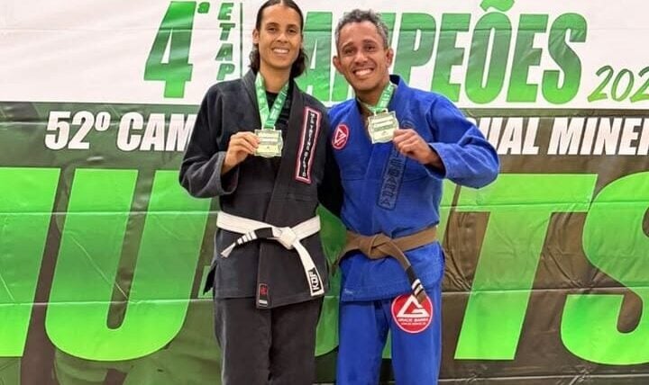Casal de Itabira conquista títulos no Campeonato Mineiro de Jiu-jítsu