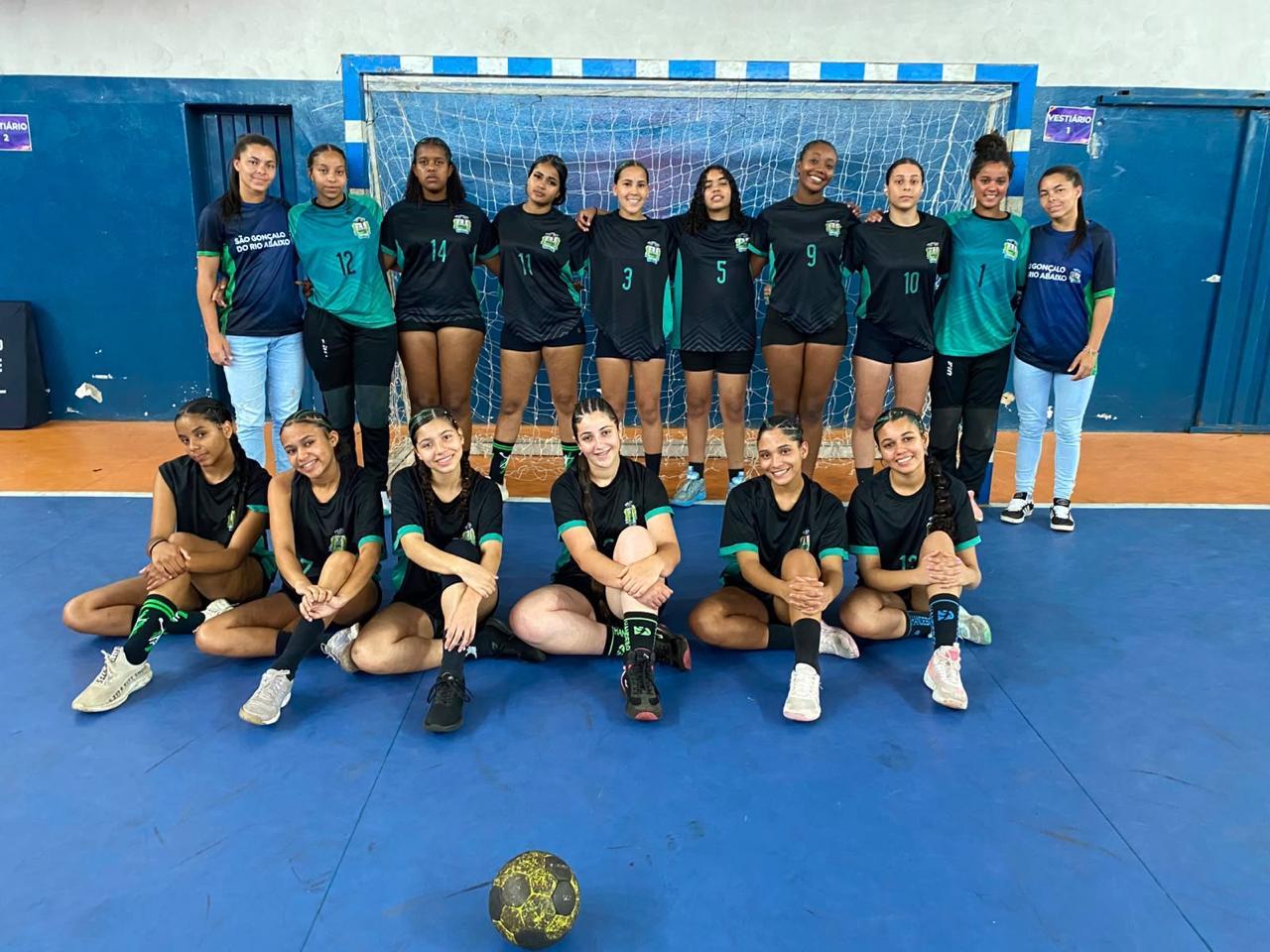Handebol de São Gonçalo do Rio Abaixo  participou  do Campeonato Mineiro da modalidade