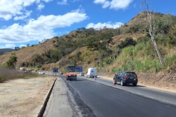 Obras alteram trechos da BR-381 entre Caeté e Governador Valadares; saiba mais