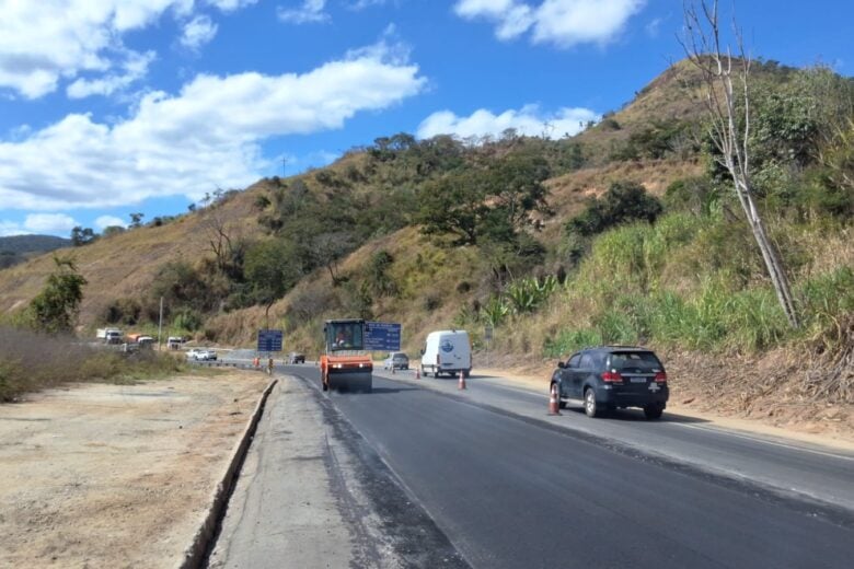 Obras alteram trechos da BR-381 entre Caeté e Governador Valadares; saiba mais