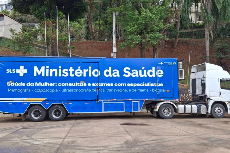 Carreta da Saúde da Mulher chega a João Monlevade com previsão de realizar 1.500 exames