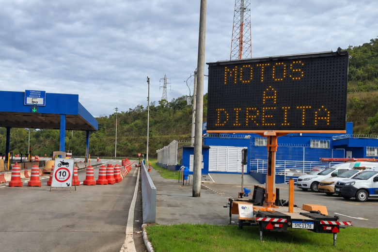 Motociclista  terá  passagem exclusiva  nas três praças de pedágio da BR-040