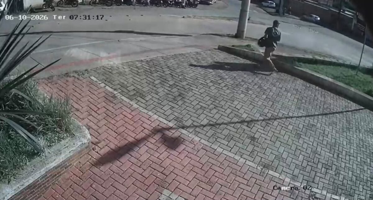 Câmeras flagram furto de capacete no estacionamento do Itabira Village Mall