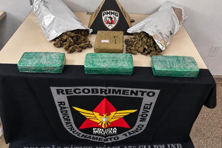 Trio é detido com três barras de crack, maconha e skunk em João Monlevade