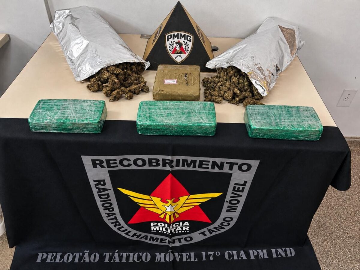 Trio é detido com três barras de crack, maconha e skunk em João Monlevade