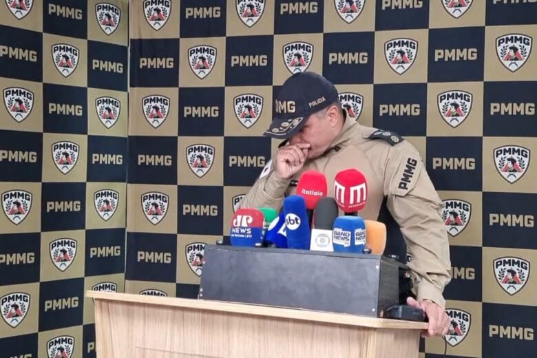 “Nosso coração sangra”: coronel se emociona ao falar sobre militares mortos em queda de avião da PM