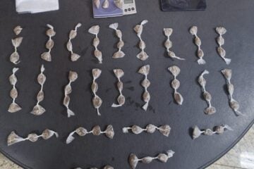 Polícia Militar prende homem por tráfico de drogas no bairro Santa Cruz em Barão de Cocais