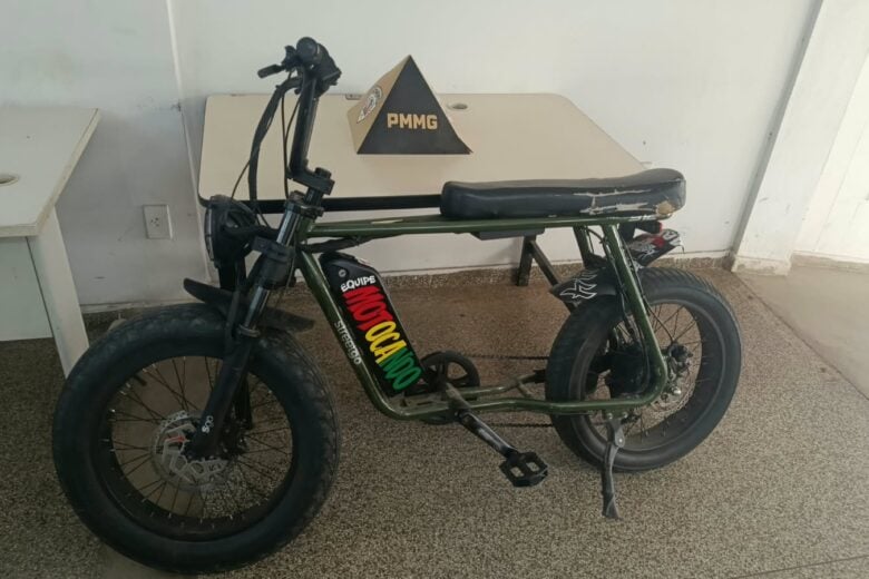 Homem é preso por receptação e bicicleta elétrica furtada é recuperada em João Monlevade