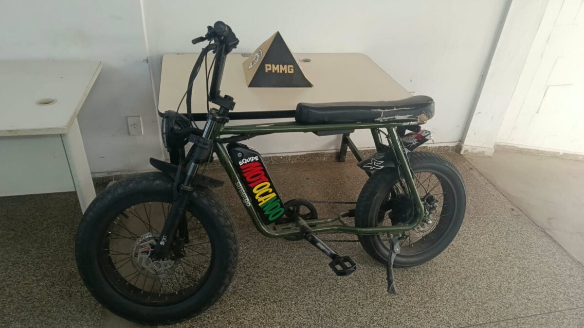 Homem é preso por receptação e bicicleta elétrica furtada é recuperada em João Monlevade