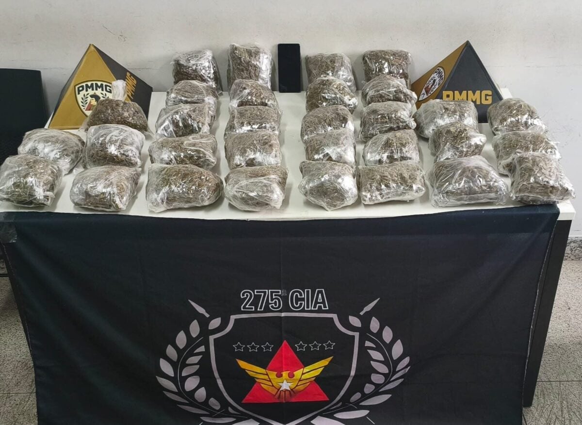 Mulher é presa em Coronel Fabriciano com 31 pacotes de “skunk” avaliados em R$ 155 mil