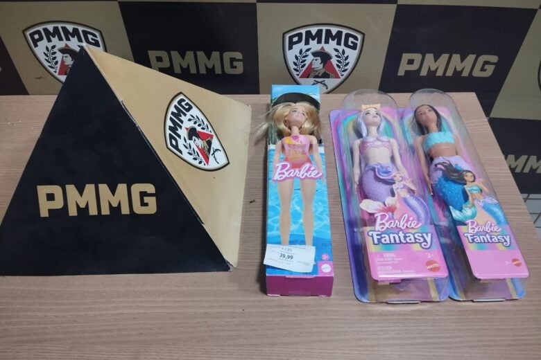 Homem é preso por furtar três bonecas Barbie em farmácia de Caratinga