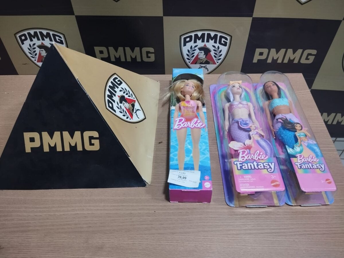 Homem é preso por furtar três bonecas Barbie em farmácia de Caratinga