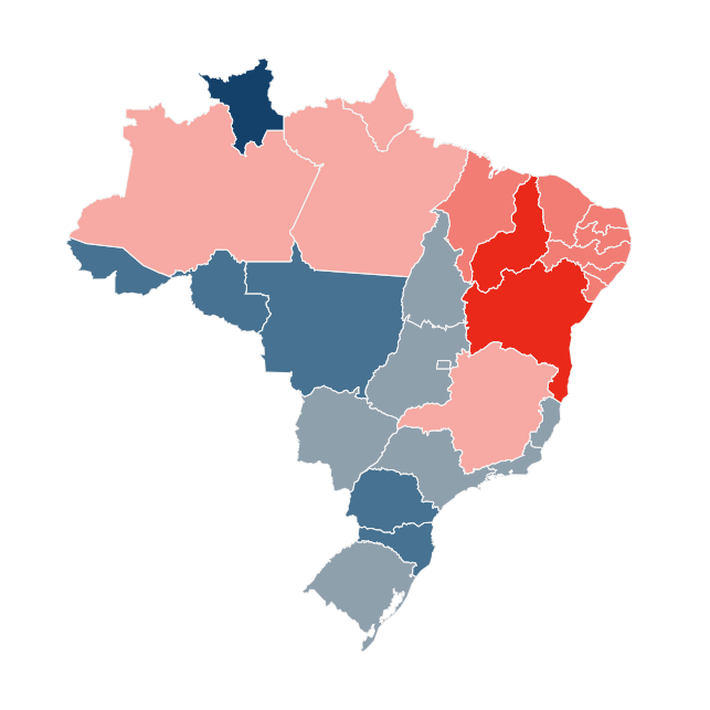 O novo mapa partidário dos governadores depois das eleições 2026